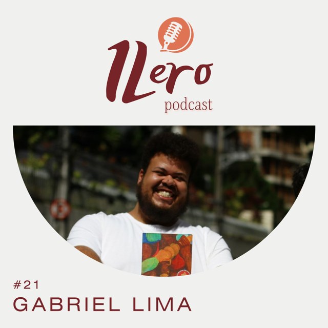 Arte do episódio 21: 1Lero #21 - Gabriel Lima: o editor-escritor vira-lata