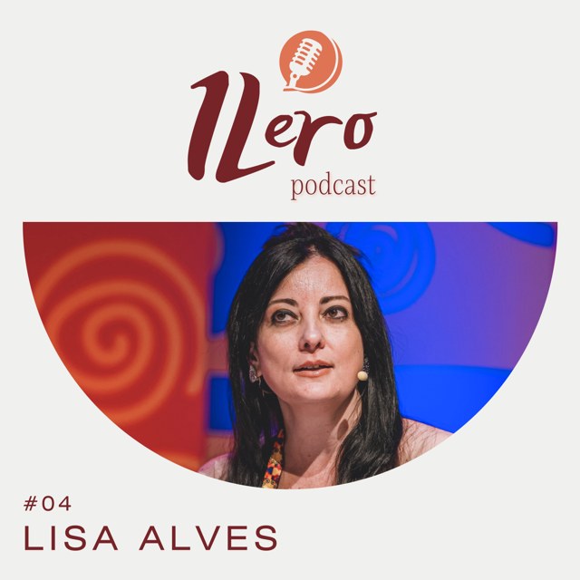 Arte do episódio 4: 1Lero #04 - Lisa Alves e seus arames farpados